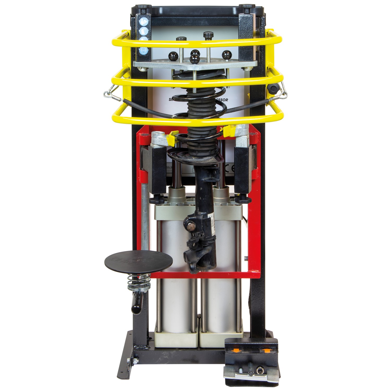 Mechpro Blue Coil Spring Compressor with Safety Cage - MPBSC1