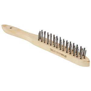 SIP 3-Row Stainless Steel Wire Brush