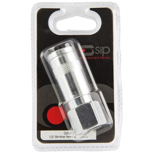 SIP 1/2" Slimline Silver Female Coupler