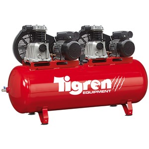 TIGREN 270ltr  Tandem Belt-Driven Compressor
