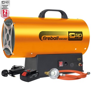 SIP FIREBALL 1050 Cordless Propane Heater