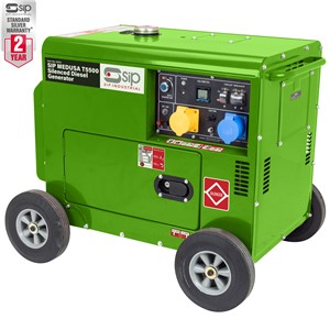 SIP MEDUSA T5500 Silenced Diesel Generator