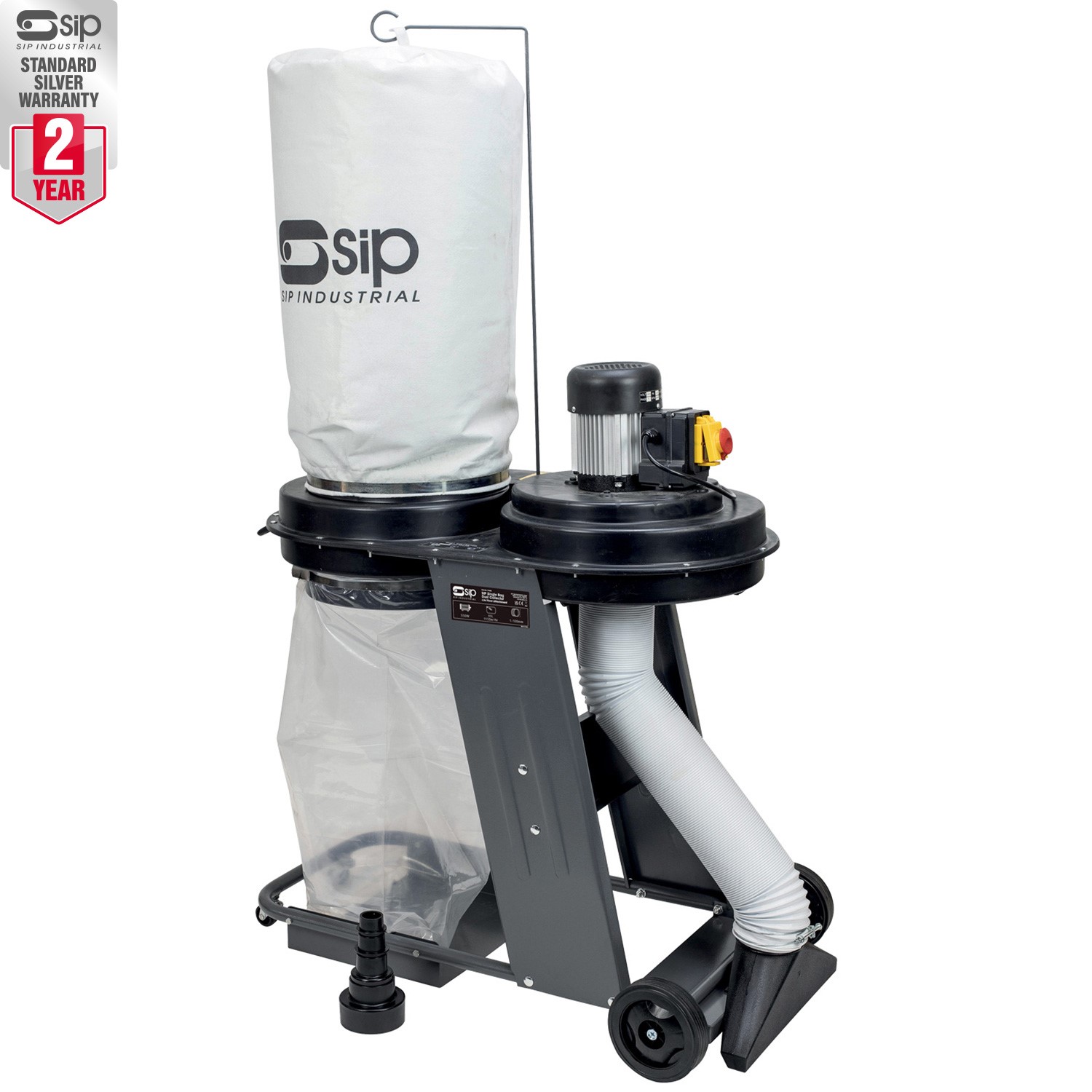 SIP Single Bag Dust Collector w/ Attachments SIP Industrial Products