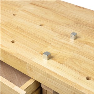 SIP Professional Hardwood 4-Drawer Workbench