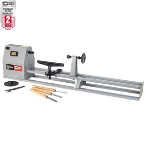 SIP 14" x 40" Starter Wood Lathe  w/ Chisel Kit