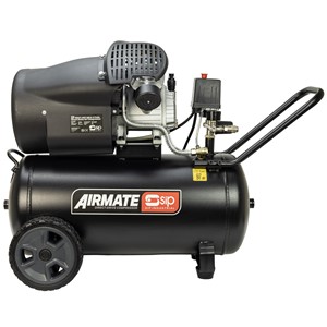 SIP DDVT 3HP 50ltr V-Twin Direct Drive Compressor