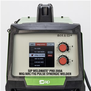SIP WELDMATE® PRO 200A MIG/ARC/TIG Synergic Welder