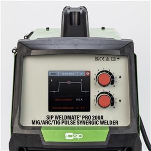 SIP WELDMATE PRO 200A MIG/ARC/TIG Synergic Welder
