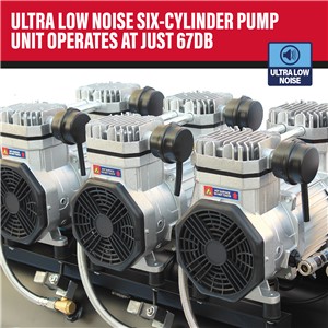 SIP QT DD 4.5hp 150ltr Ultra Low Noise Compressor