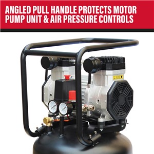 SIP DD 3hp 100ltr Low Noise Vertical Compressor