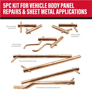 SIP Spot Welder 5pc Bodywork Kit (20mm)