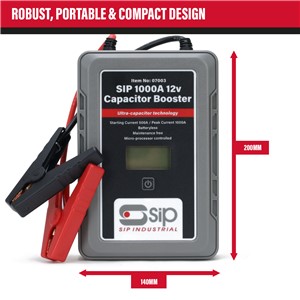 SIP 1000A 12v Capacitor Booster