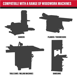 SIP 50L 1100W Dust & Chip Extractor