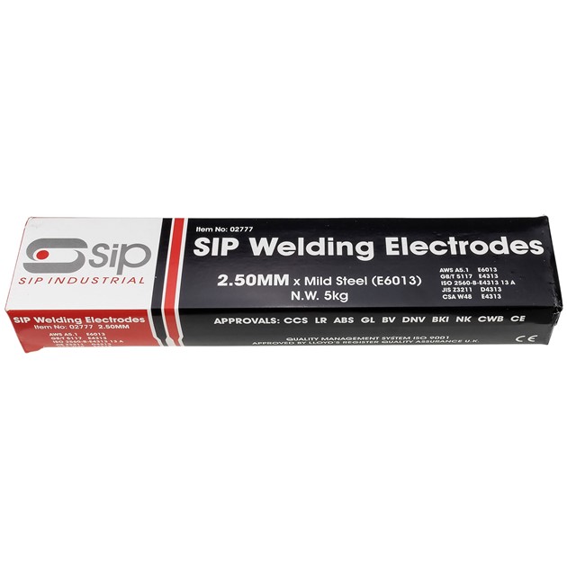 SIP 5kg x 2.5mm Mild Steel Welding Electrodes - SIP Industrial