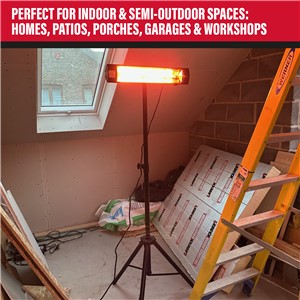 SIP Halogen Infrared Heater w/ Stand
