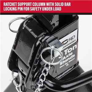 SIP 3 Ton Ratchet Jack Stands