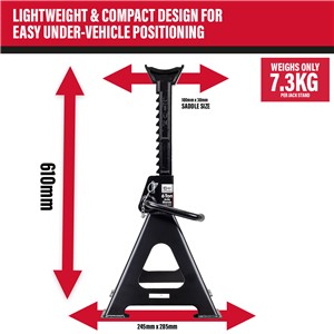 SIP 6 Ton Ratchet Jack Stands