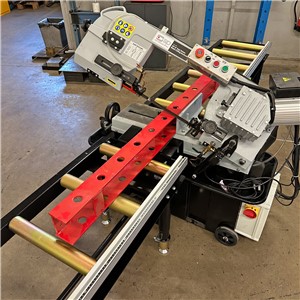 SIP Adjustable Roller Stand Table 1500x400mm 400kg