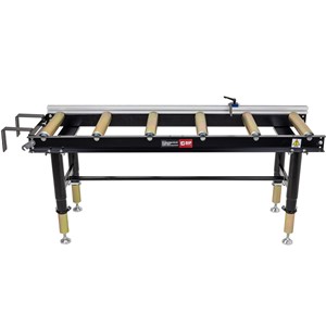 SIP Adjustable Roller Stand Table 1500x400mm 400kg