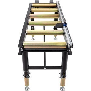 SIP Adjustable Roller Stand Table 1500x400mm 400kg