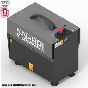 NARDI ESPRIT 0.75HP 60/4 5ltr Silenced Compressor