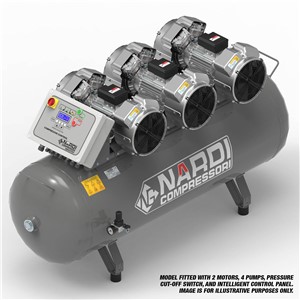 NARDI EXTREME MP 6HP 500ltr Compressor with Panel